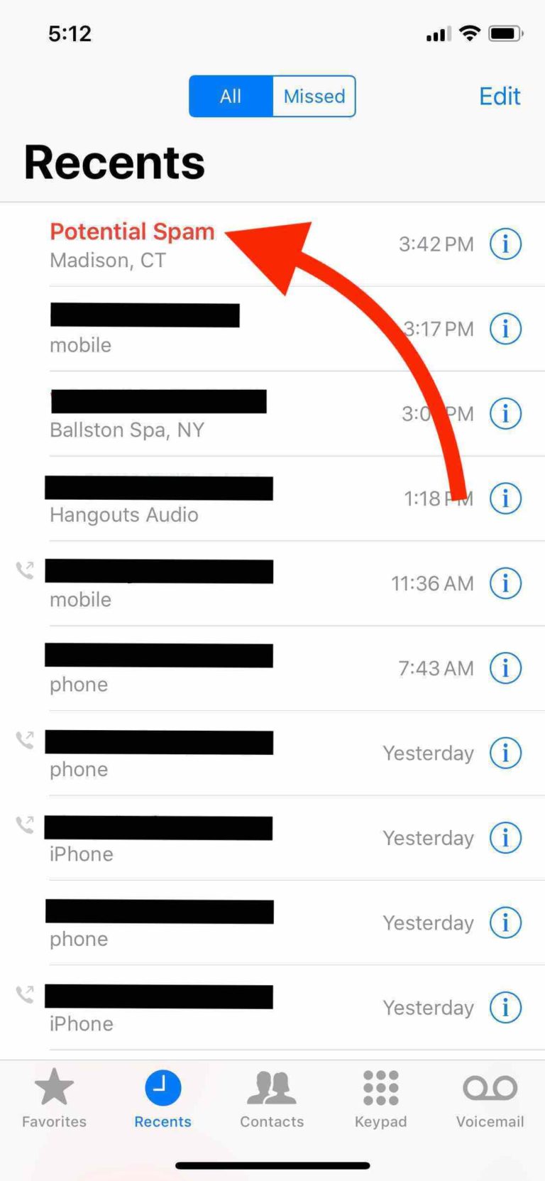 Iphone Spam Calls Settings