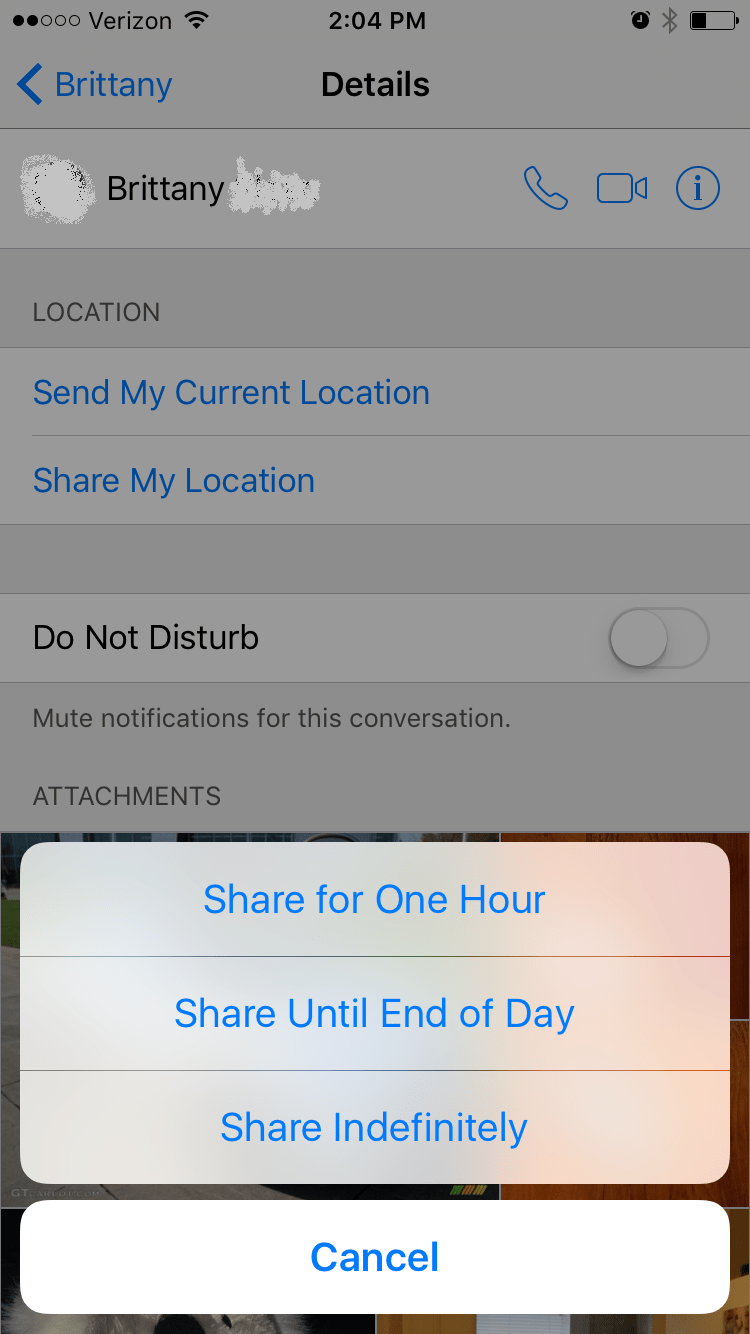 where is location setting on iphone