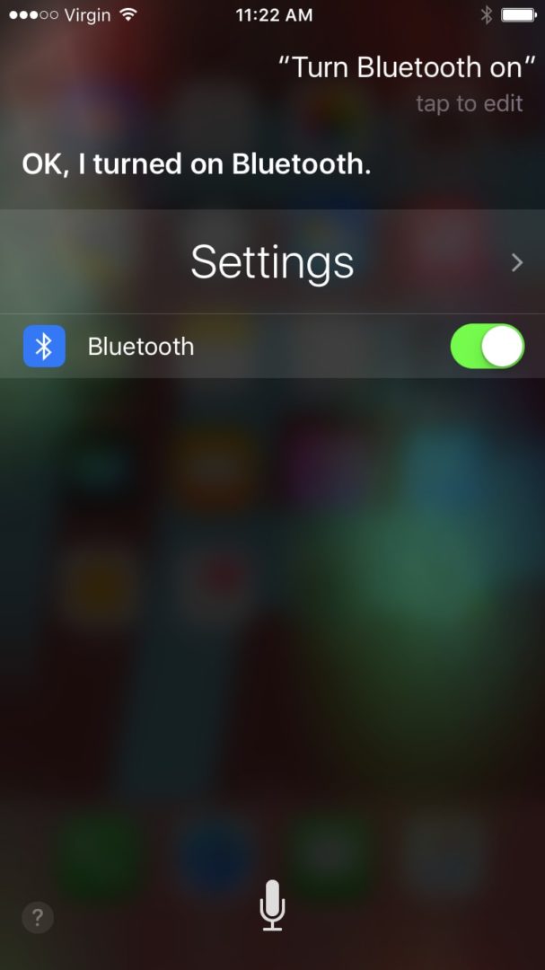 Activate Siri Over Bluetooth