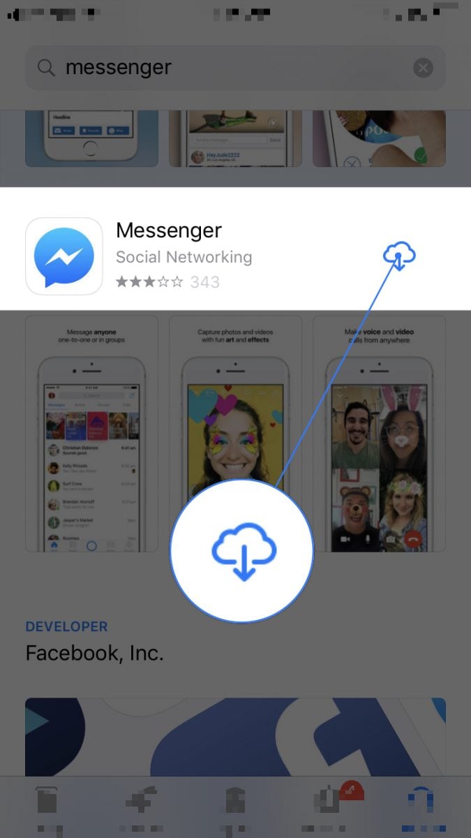 comment activer micro messenger iphone