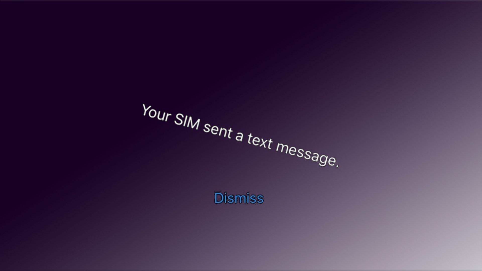 iphone sim message