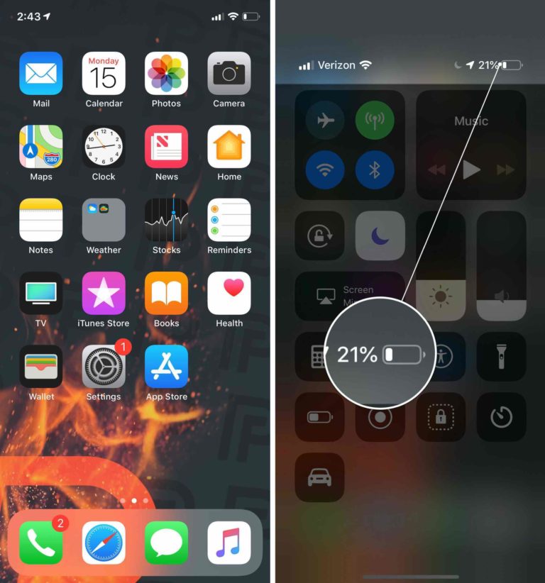 How Do I Show Battery Percentage On Iphone X Xs Xs Max And Xr 8480