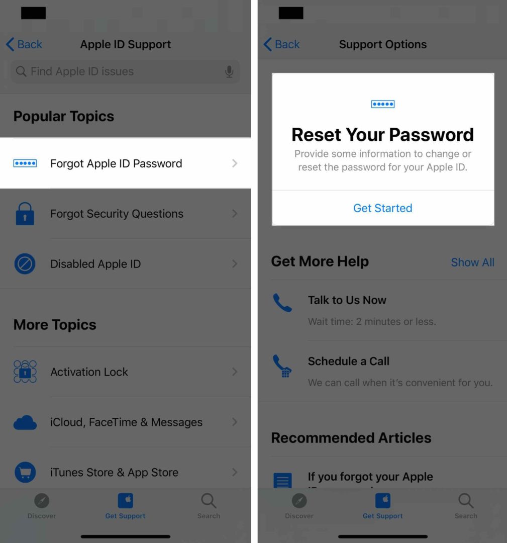 how-to-reset-apple-id-password-on-iphone-youtube